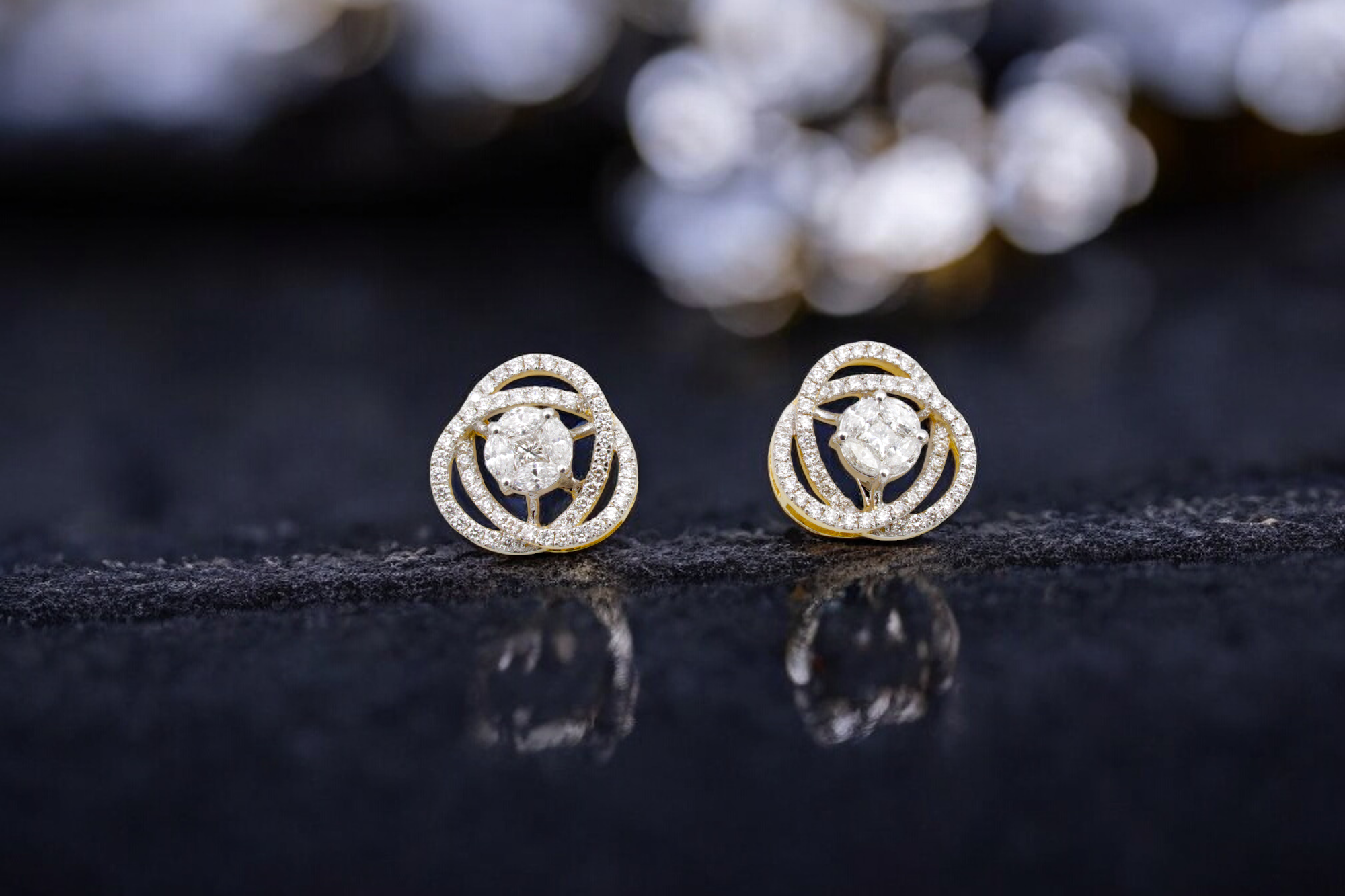 Trinity Halo Studs