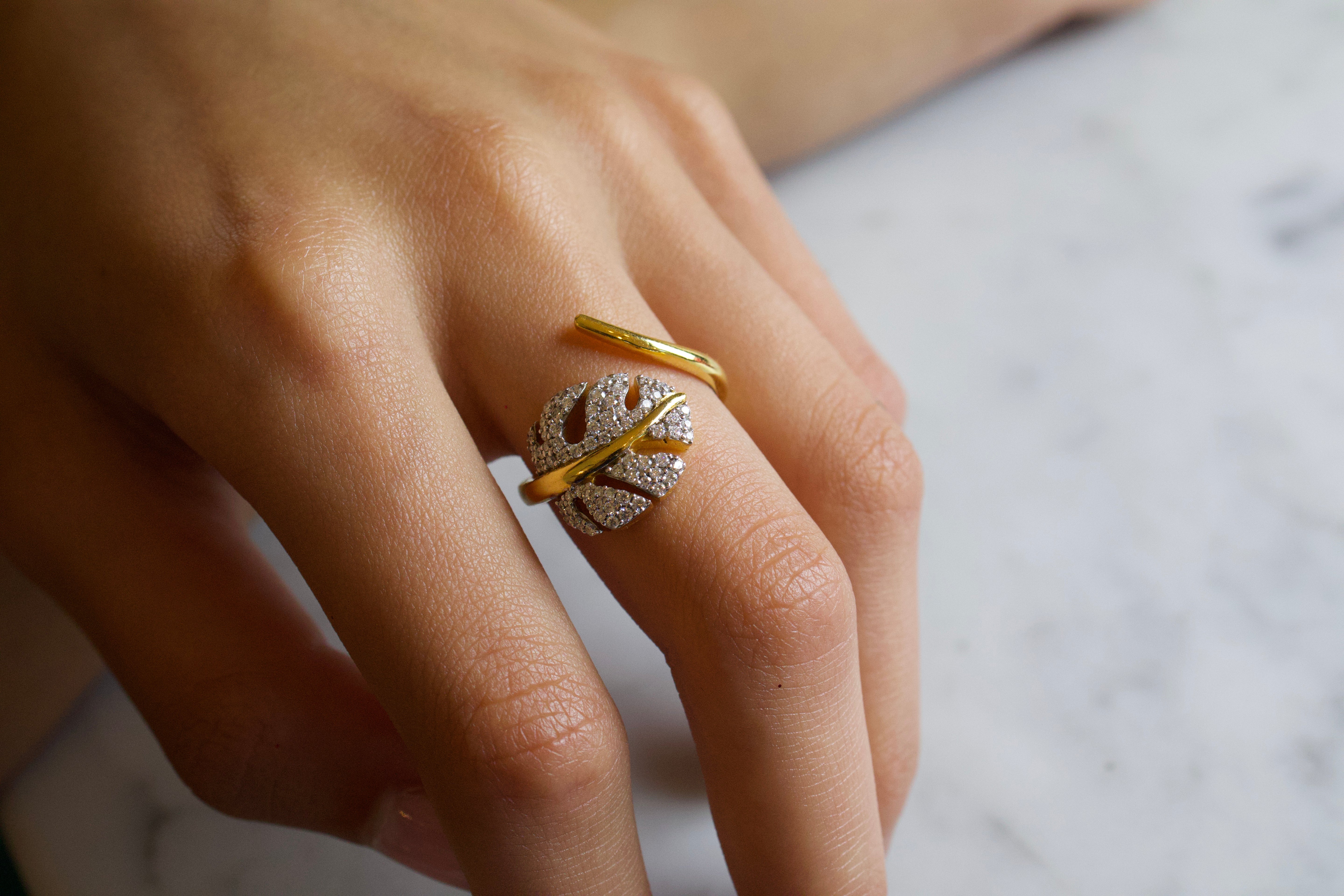 Leaf of Tranquility Ring