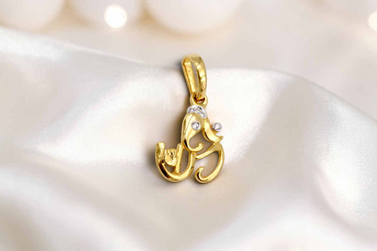 Omkar Ganesha Petite Pendant
