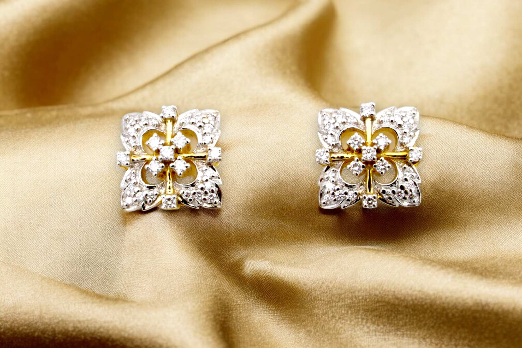 Floral Cascade Studs