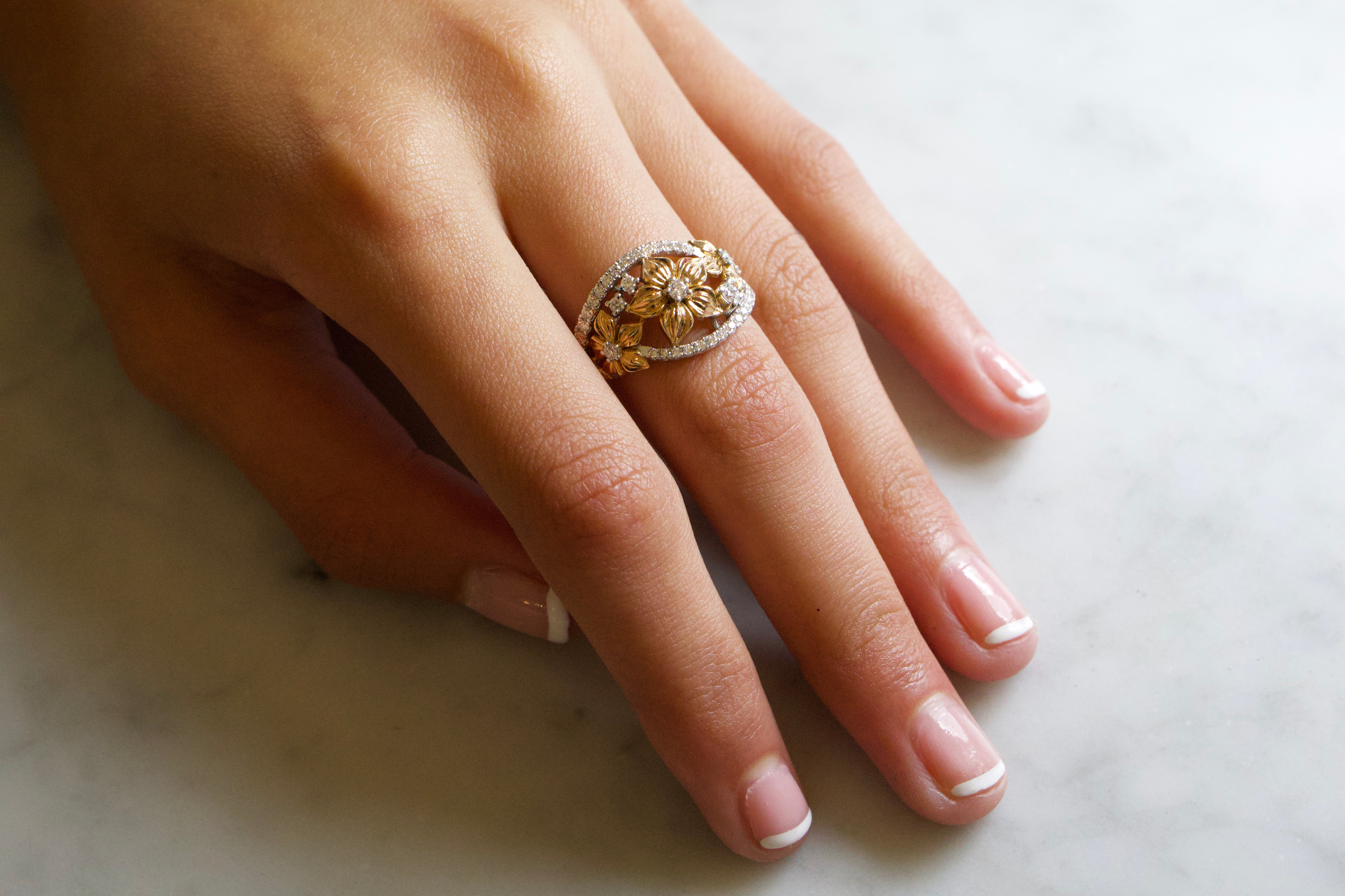 Floral Whisper Ring