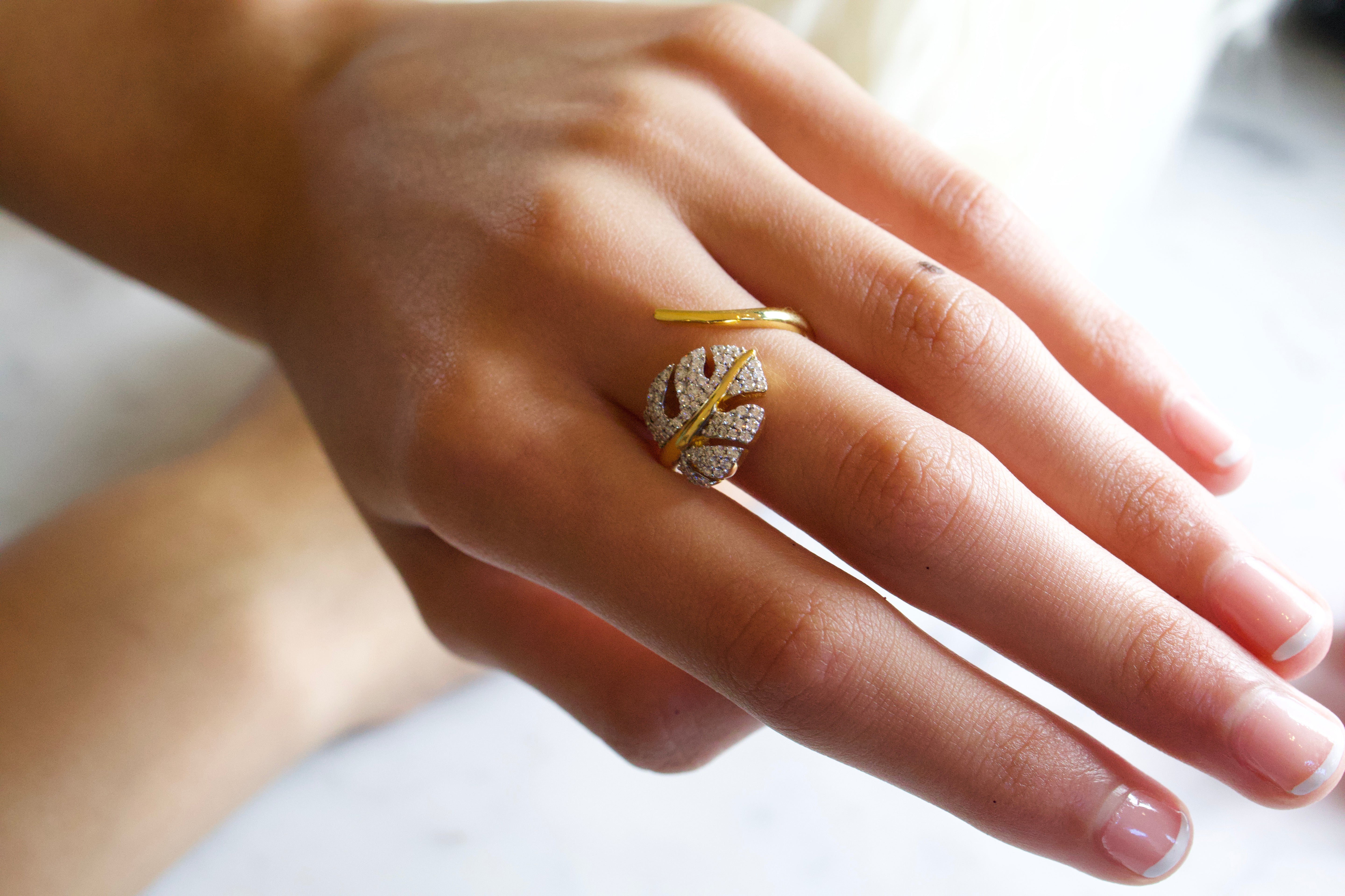 Leaf of Tranquility Ring