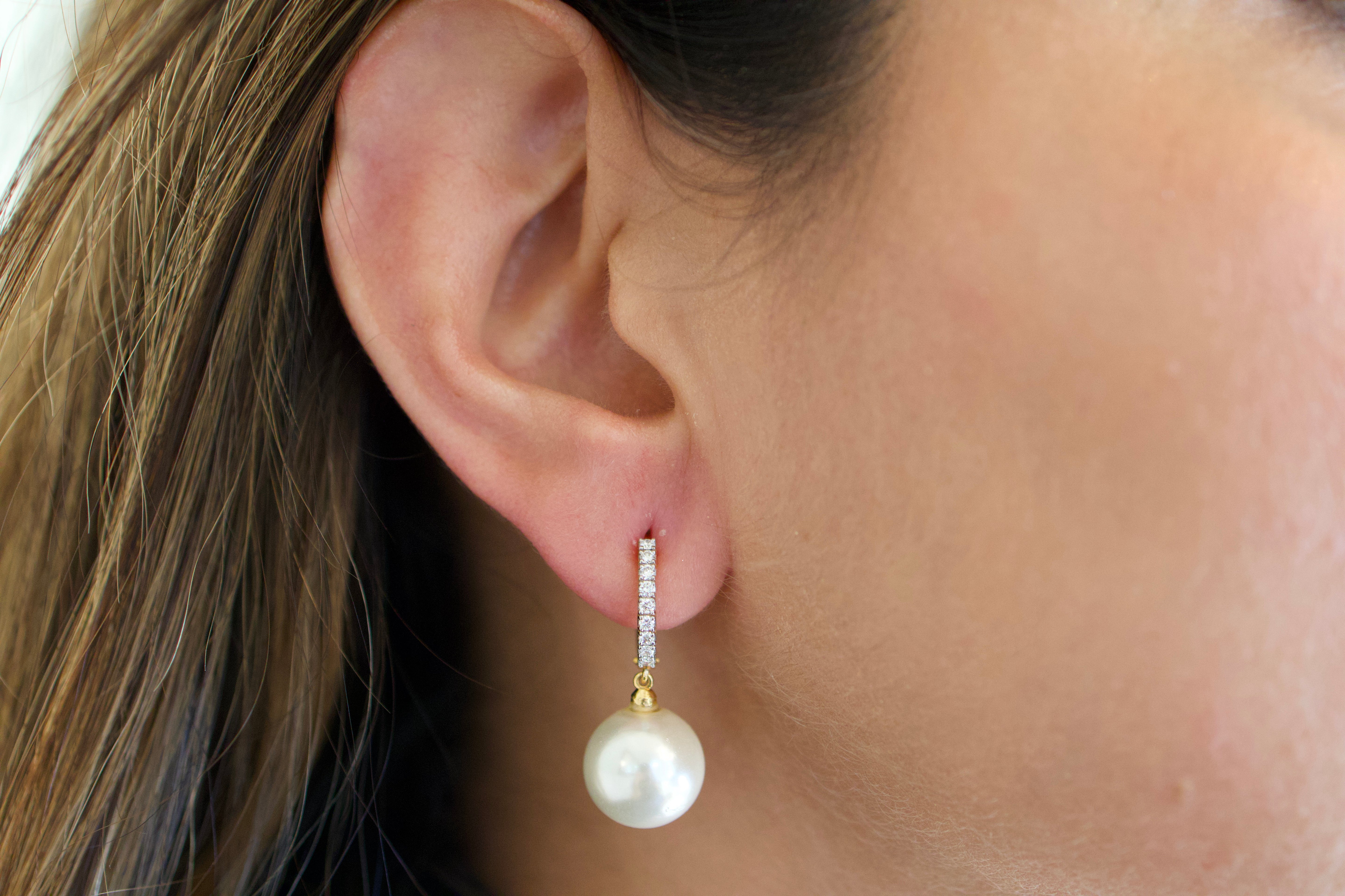 Pristine Pearl Hoops