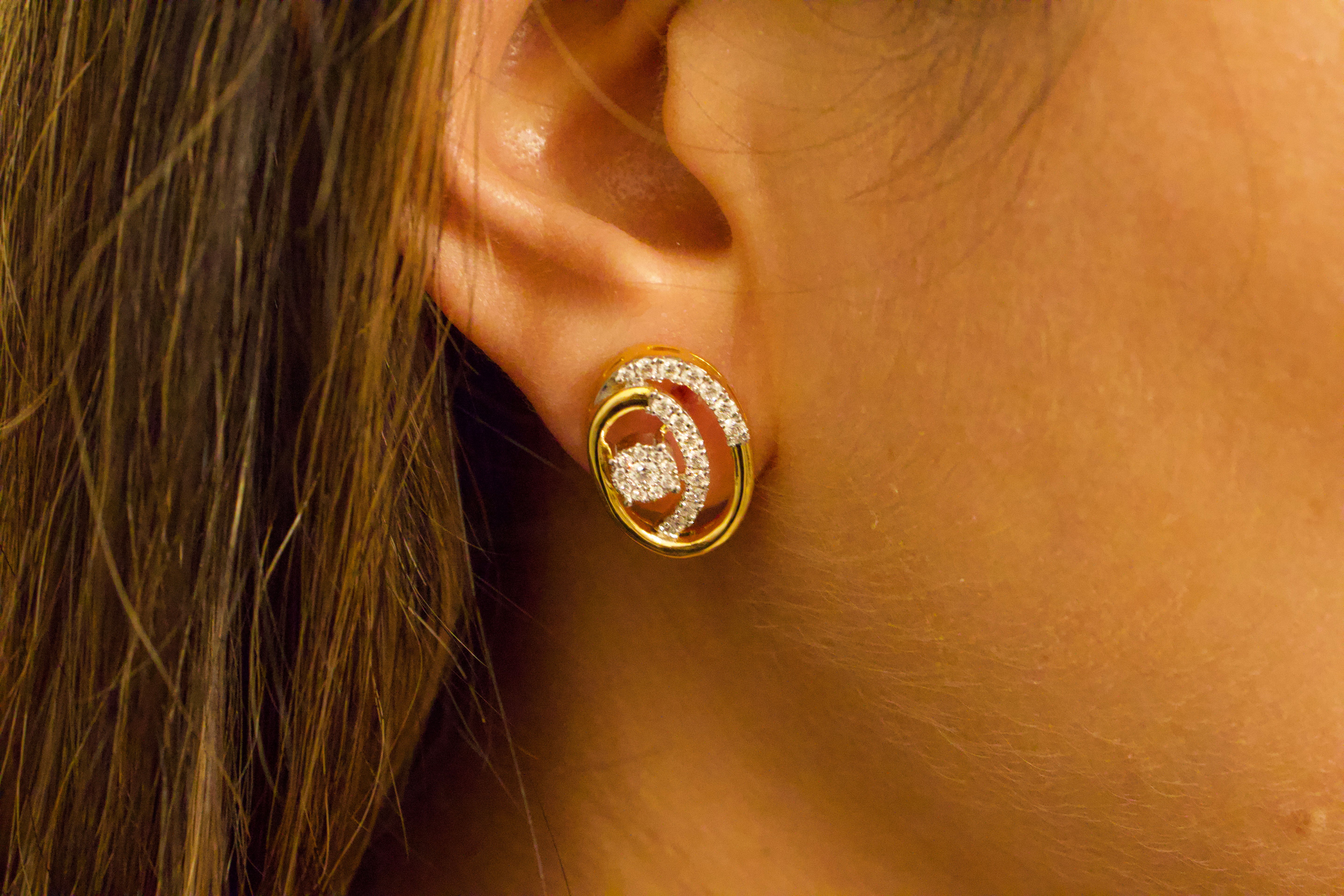 Radiant Spiral Earrings