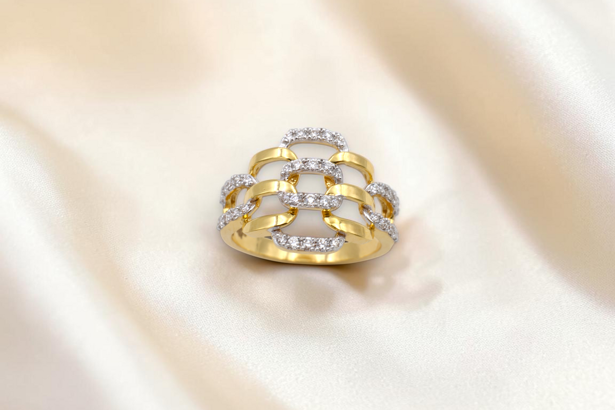 Golden Links Ring