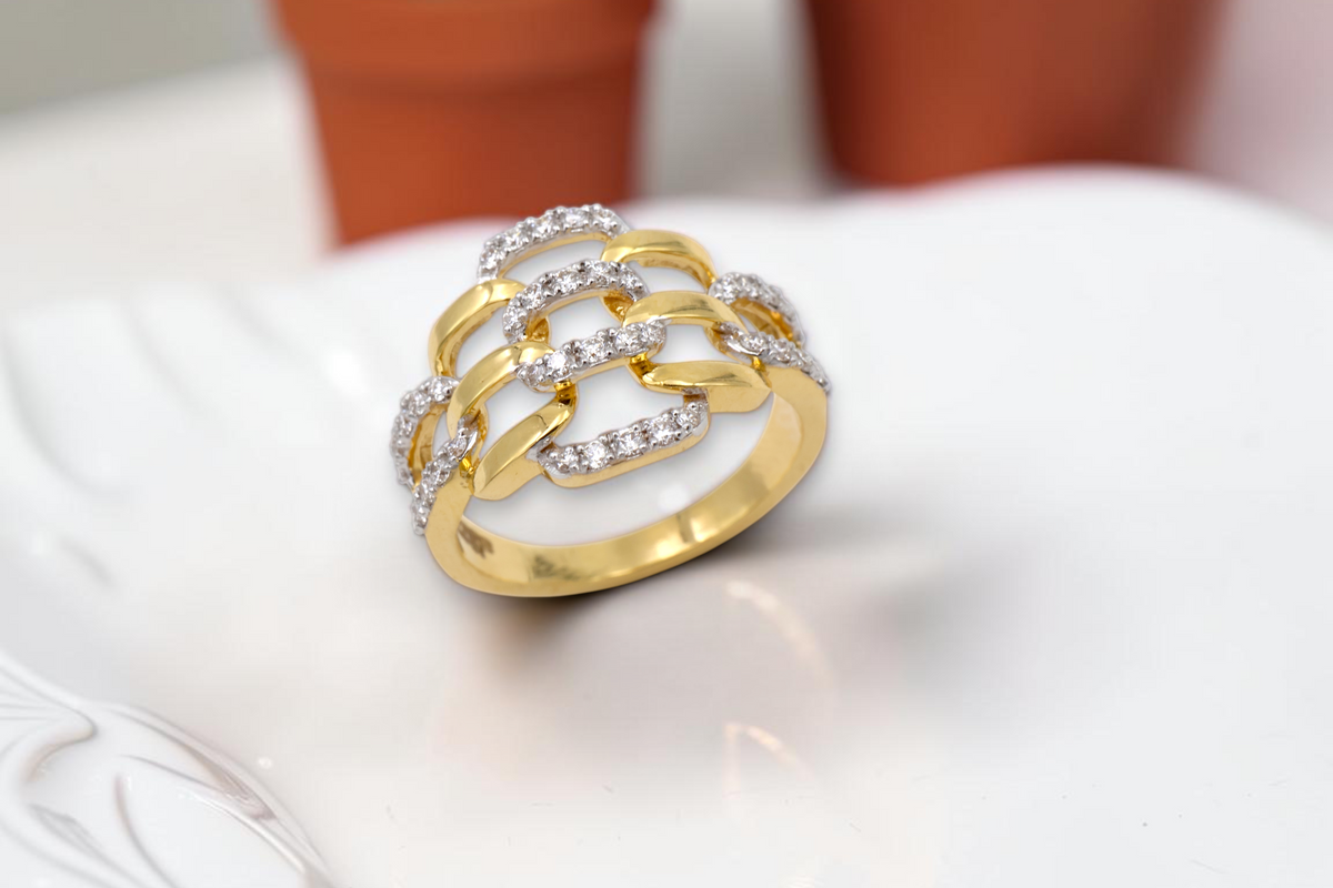 Golden Links Ring