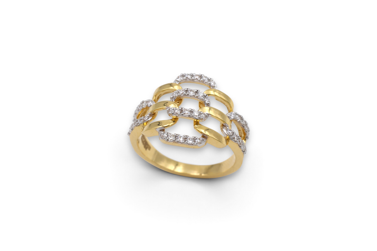 Golden Links Ring