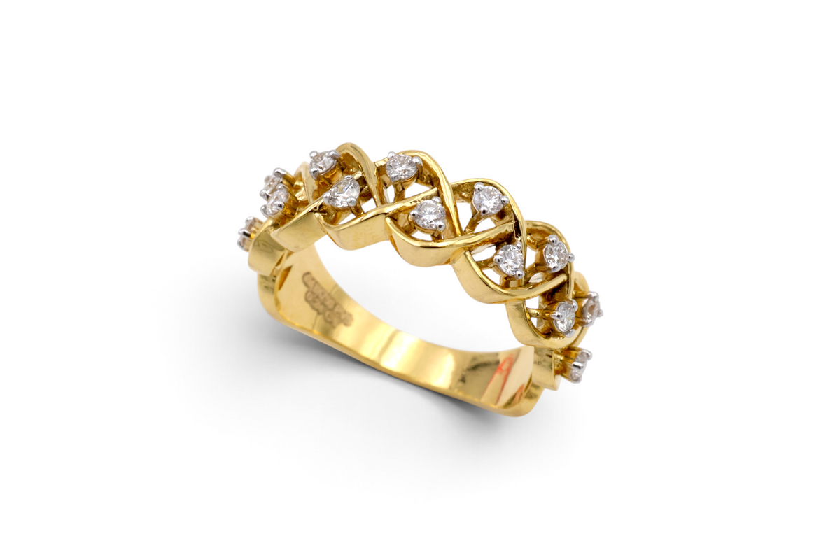 Golden Weave Ring