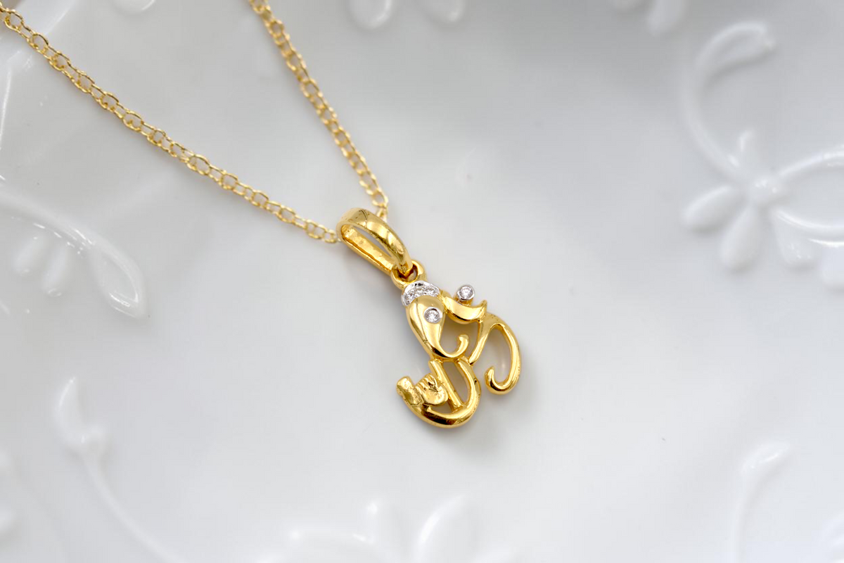 Omkar Ganesha Petite Pendant