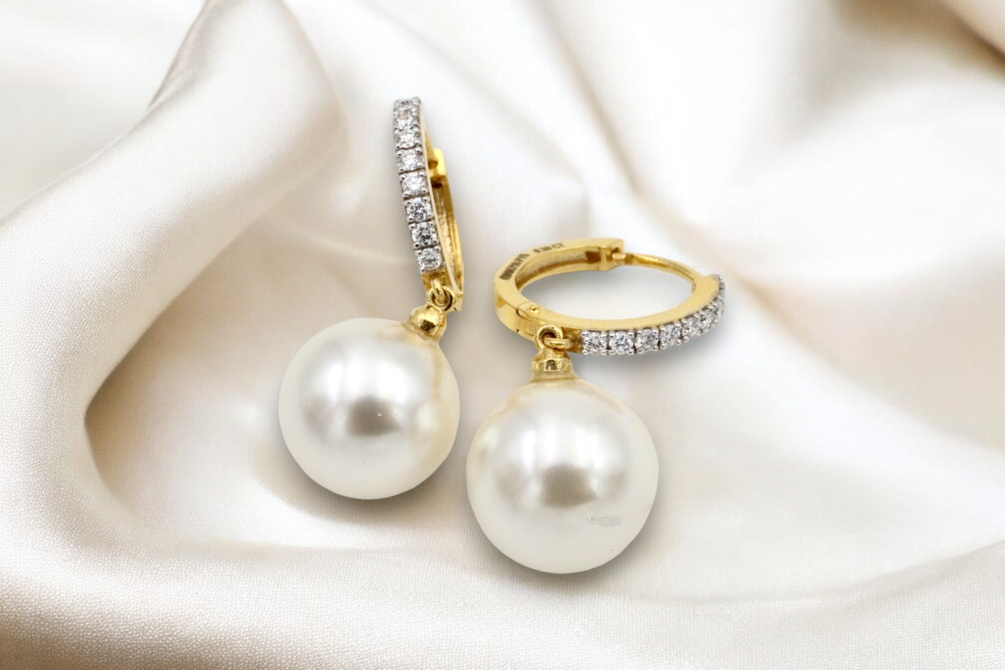 Pristine Pearl Hoops